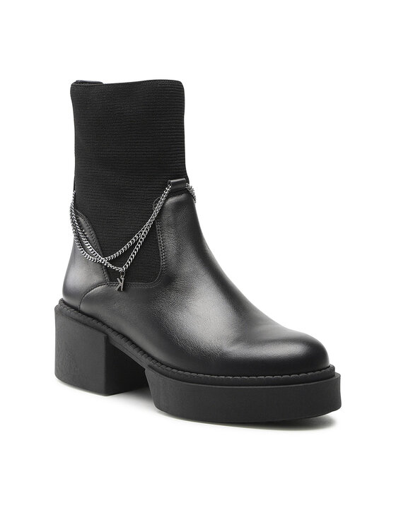 Karino Μποτάκια Karino 4402/076 Μαύρο