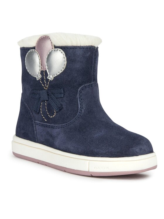Geox Snehule Geox B Trottola Girl B364AA 00022 C0694 M Tmavomodrá