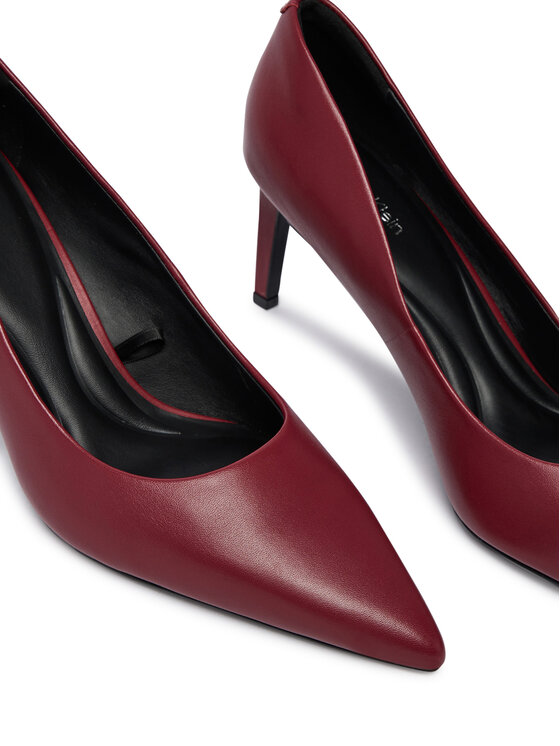 Calvin Klein Štikle Calvin Klein Ess Stiletto 70 HW0HW02607 Tamnocrvena
