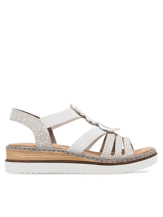 Rieker Sandale Rieker 679L4-80 Alb