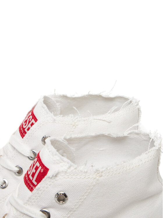 Diesel Modne superge Diesel High-Top Y03505PR012 HA686 Bela