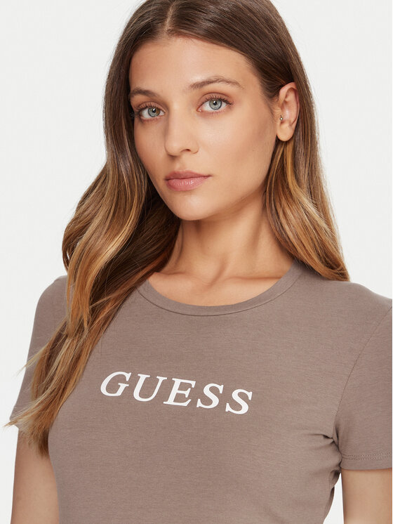 Guess Guess Футболка O5RI01 KBBU1 Бежевий Regular Fit