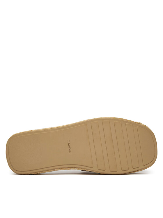 Calvin Klein Espadrile Calvin Klein Flatf Espa Mule Lth Mg HW0HW03027 Bej