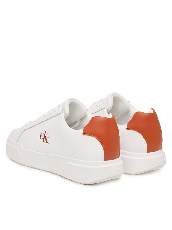 Calvin Klein Zapatillas Calvin Klein Chunky Cupsole Laceup Lth YM0YM01344 Blanco