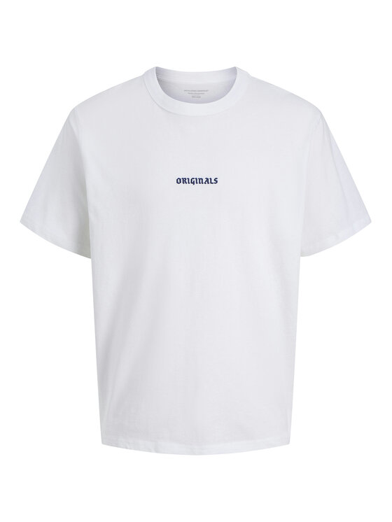 Jack & Jones Jack & Jones Camiseta Meadows Minimal 12283630 Blanco Loose Fit