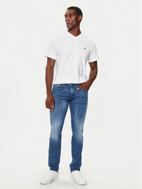 Lacoste Lacoste T-shirt TH5077 Bijela Regular Fit