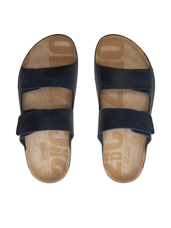 ECCO Klapki ECCO 2Nd Cozmo M 2 Strap Slide 50090402038 Granatowy