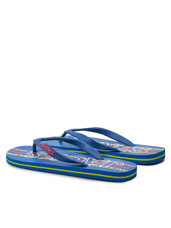 Jack & Jones Žabky Jack & Jones Jfwlogo 12251259 Tmavomodrá