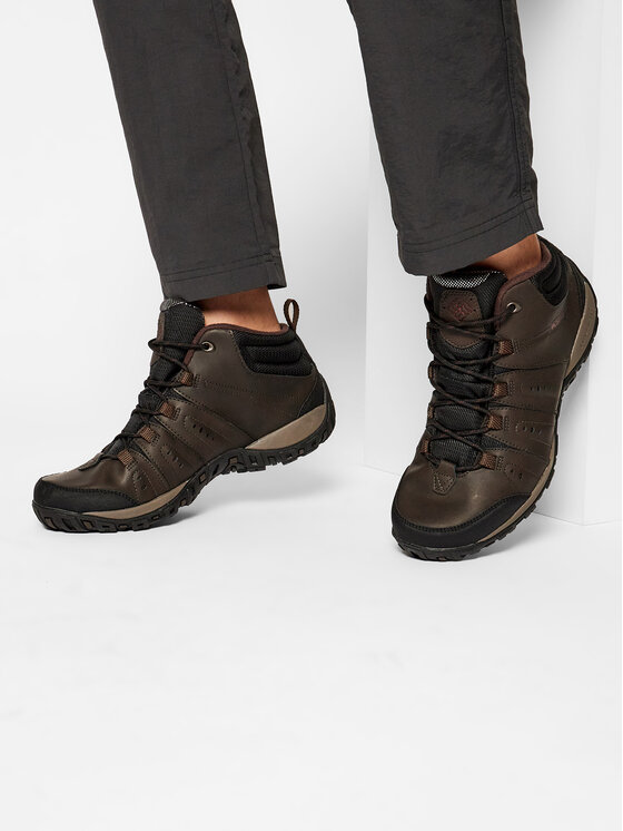 Columbia Trekkingi Columbia Peakfreak Nomad Chukka WP Omni-Heat BM3926 Brązowy