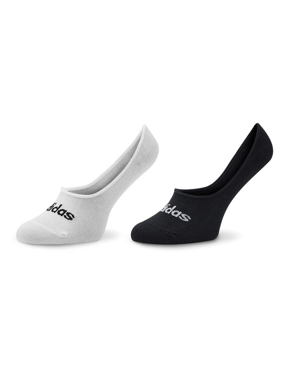 adidas Σοσόνια adidas Thin Linear Ballerina Socks 2 Pairs HT3448 Λευκό