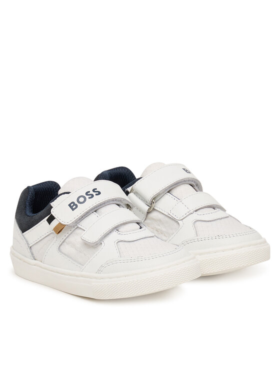 BOSS Sneakersy BOSS J52827 S Biela