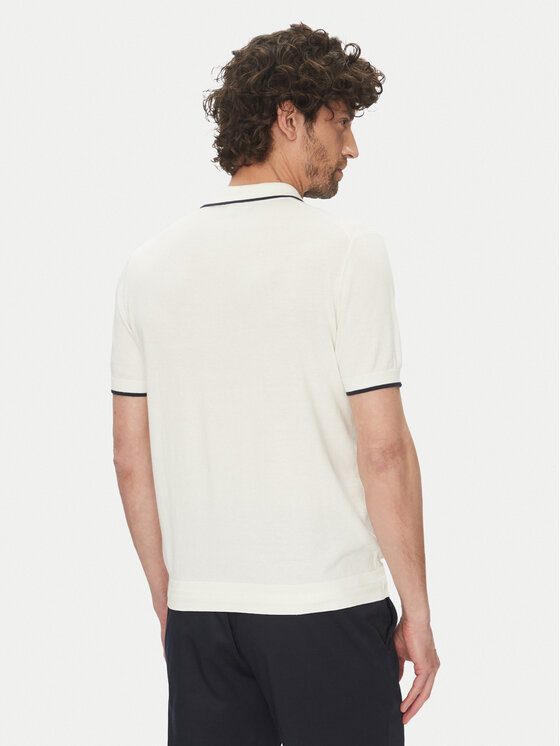 La Martina La Martina Поло Austin MAS001 YC041 Білий Regular Fit