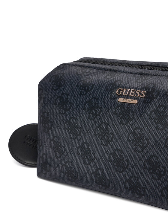Guess Pochette per cosmetici Guess Adrian Logo Travel TWNB21 68851 Grigio scuro