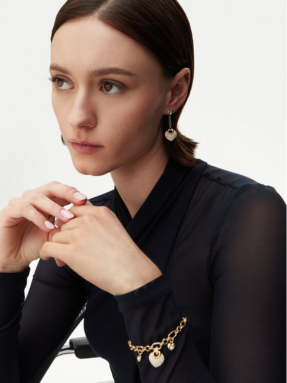 Guess Naušnice Guess JUBE05 210JW Zlatá