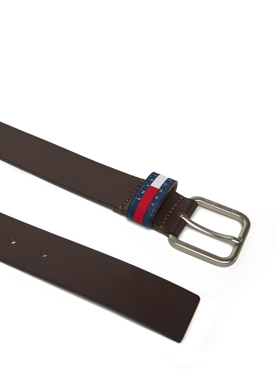 Tommy Jeans Мъжки колан Tommy Jeans Ryan 3.5 AM0AM13415 Кафяв