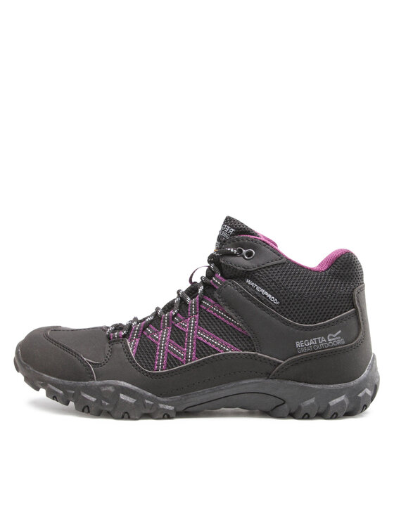 Regatta Turistiniai batai Regatta Lady Edgepoint Mid Wp RWF622 Juoda