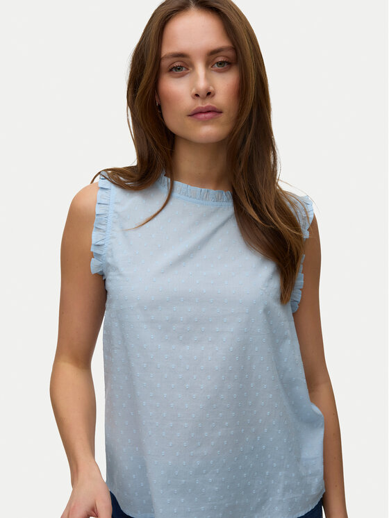 Vero Moda Vero Moda Top Trine 10342734 Azul claro Regular Fit