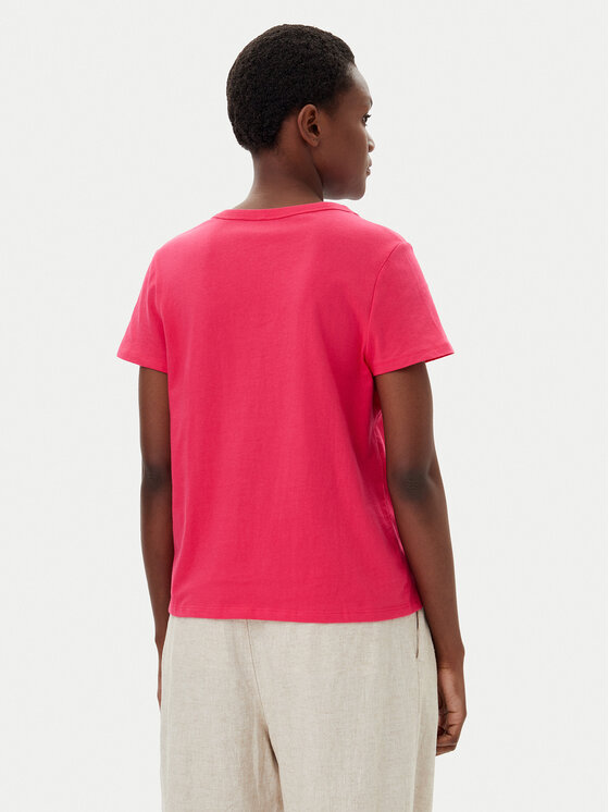 Gap Gap Majica 723631-05 Roza Regular Fit