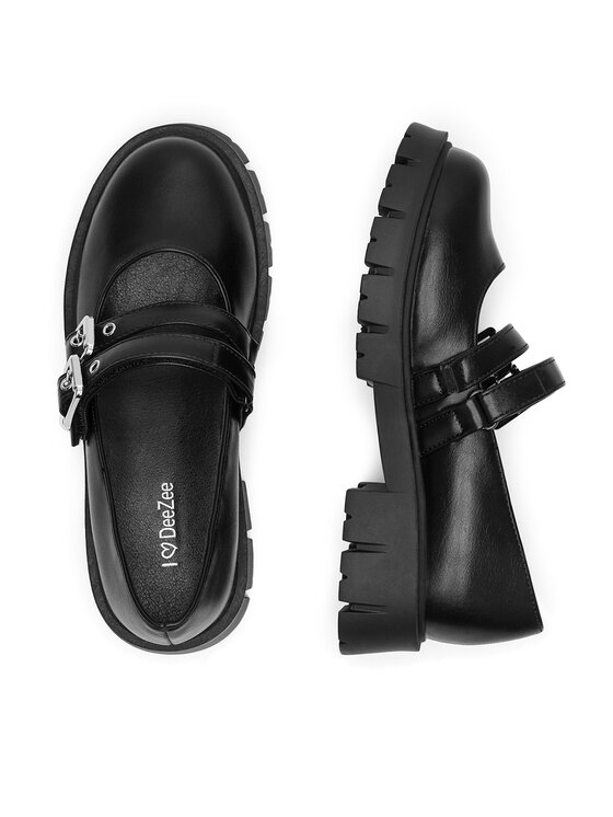 DeeZee Loafersy DeeZee CS5907-20 Czarny