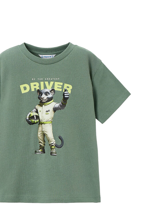 Mayoral Mayoral Camiseta 3070 Verde Regular Fit