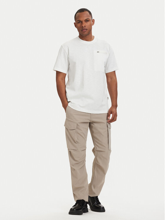 G-Star Raw G-Star Raw Camiseta Distressed D28891-E512 Crema Regular Fit