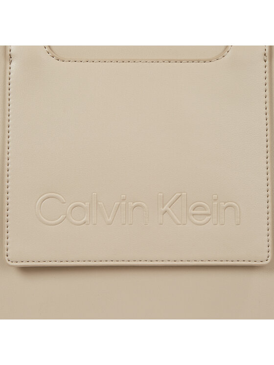 Calvin Klein Bolso Calvin Klein Ck Set Tote Medium K60K611077 Beis