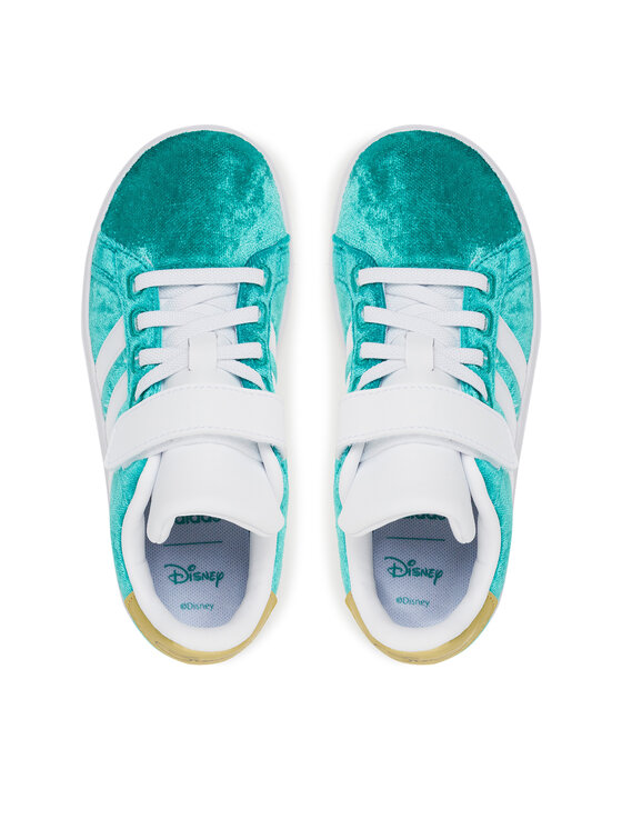 adidas Снікерcи adidas Disney Jasmine Grand Court 2.0 JR4919 Бірюзовий