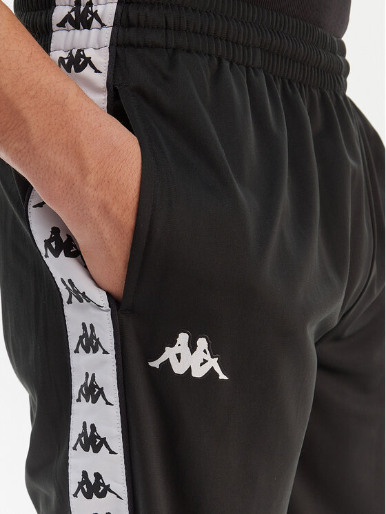Kappa Kappa Športne kratke hlače Banda Treadwellz 304KQ20 Črna Regular Fit