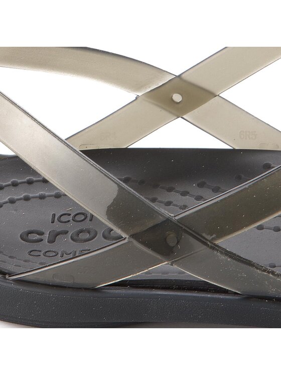 Crocs Sandali Crocs Isabella Strappy Sandal W 204915 Črna