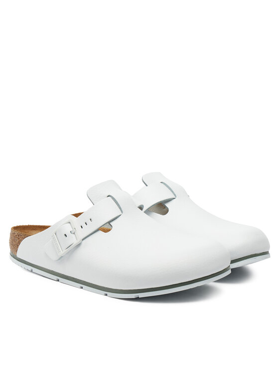 Şlapi Birkenstock Boston Pro Le 1025992 Alb | Epantofi.ro