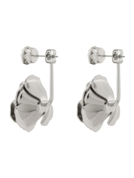 TOUS Erma Orecchini In Argento Con Orsetto Onice E Perle Spinello - Gioielli Autentici - 3