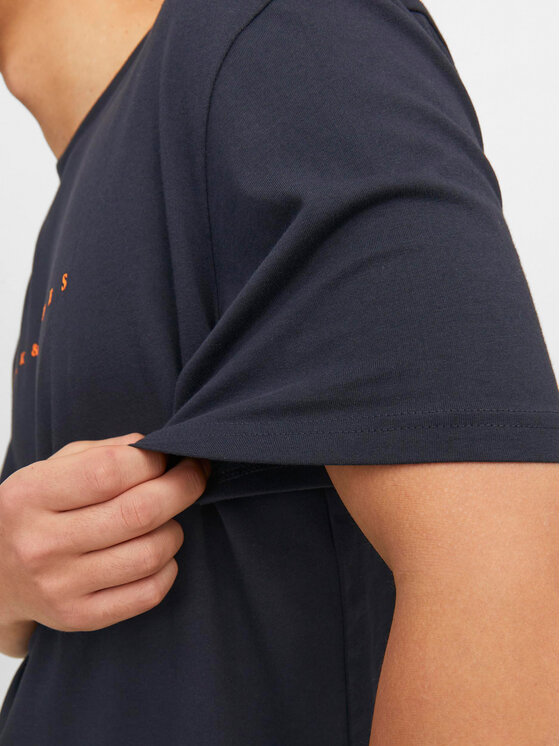Jack & Jones Jack & Jones T-shirt Star 12234746 Tamnoplava Relaxed Fit