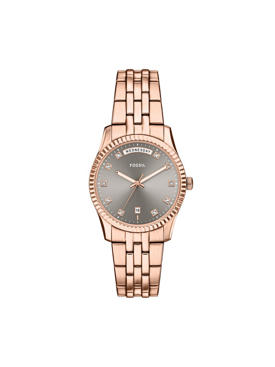 Fossil Годинник Fossil Scarlette ES5459 Рожеве золото