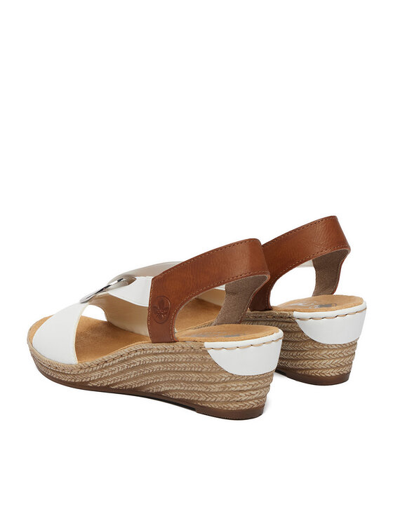 Rieker Sandali Rieker CEO-624H6-81 Bela
