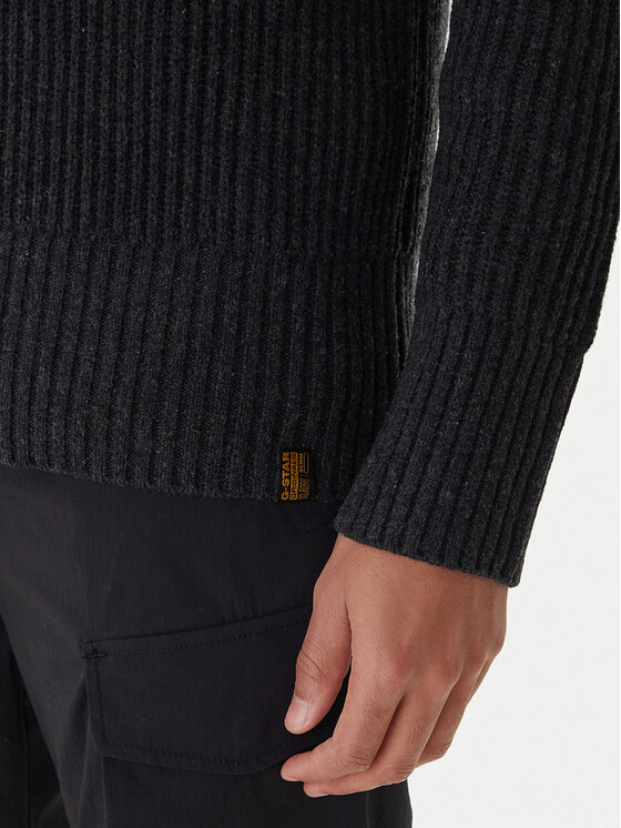 G-STAR G-Star Raw Πουλόβερ Essential D23731-E212 Γκρι Regular Fit