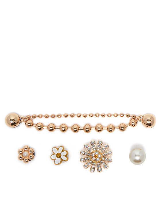 Crocs Apavu rotājums Crocs PRETTY IN GOLD 5 PACK 10014866 Zelta