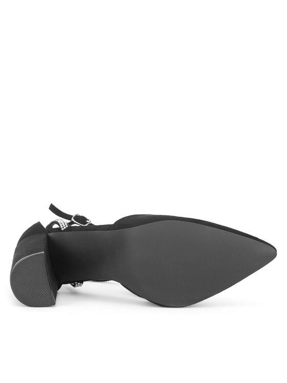 DeeZee Обувки на ток DeeZee WSS20601-01 Черен