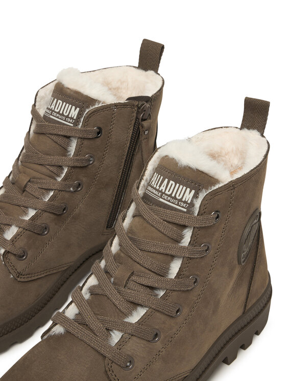 Palladium Outdoorová obuv Palladium Pampa Hi Zip Wl 05982-281-M Kaki