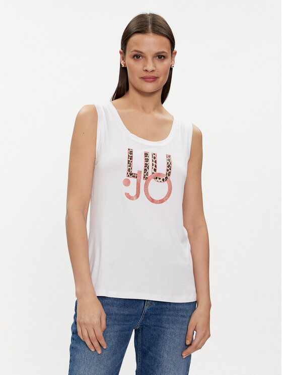 Liu Jo Liu Jo Top VA4117 JS360 Blanco Regular Fit