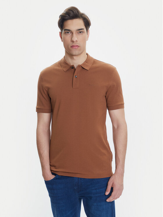 BOSS BOSS Pólóing Pallas 50468362 Bézs Regular Fit