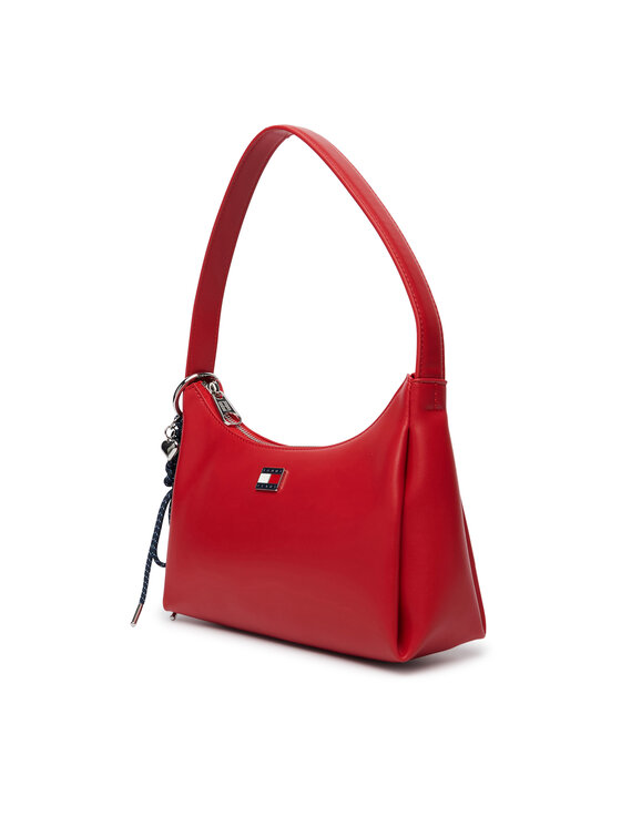 Tommy Jeans Borsetta Tommy Jeans Tjw City Charm Shoulder Bag AW0AW18458 Rosso