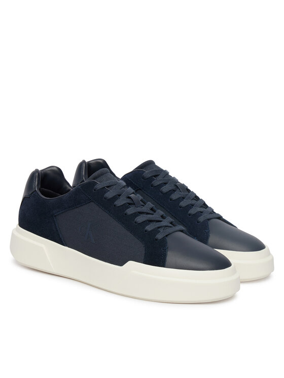 Calvin Klein Sneakers Calvin Klein Chunky Cupsole Laceup Cv Mix HM0HM02238 Bleumarin