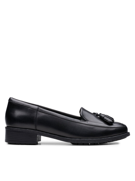 Clarks Лофери Clarks Havisham Edge 26178703 Чорний