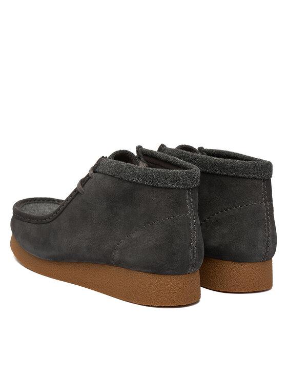 Clarks Черевики Clarks WallabeeEVO BT 26183994 Сірий