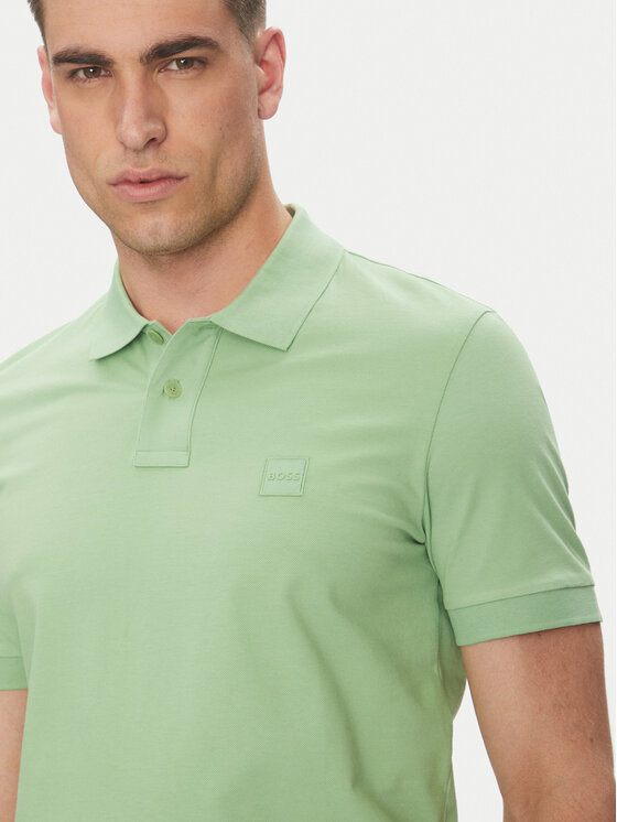 BOSS BOSS Поло Passenger 50507803 Зелений Slim Fit