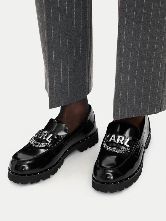 KARL LAGERFELD Loaferek KARL LAGERFELD Lowell KL42226 Fekete
