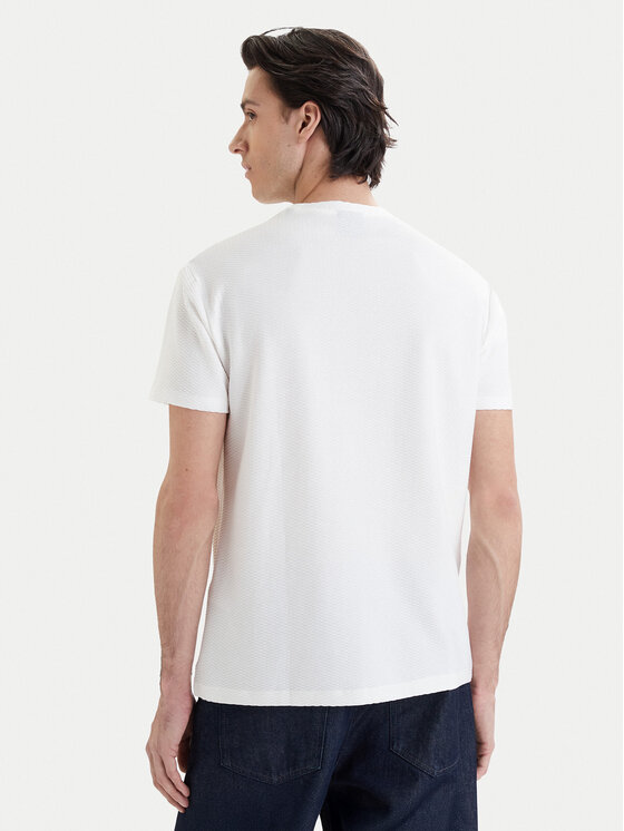 Armani Exchange Armani Exchange Camiseta XM002453 AF10337 U0009 Blanco Regular Fit
