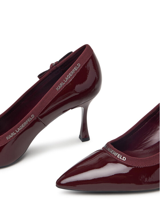 KARL LAGERFELD Туфлі на шпильці KARL LAGERFELD Sienna KL32708R Бордовий