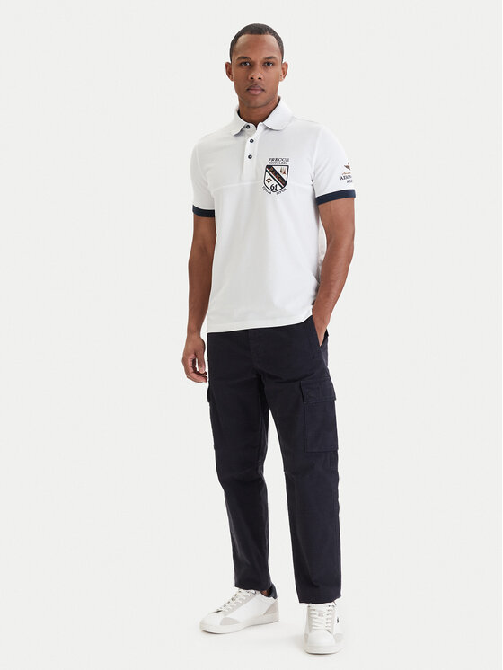 Aeronautica Militare Aeronautica Militare Polo 261PO1915UP00191 Blanco Regular Fit