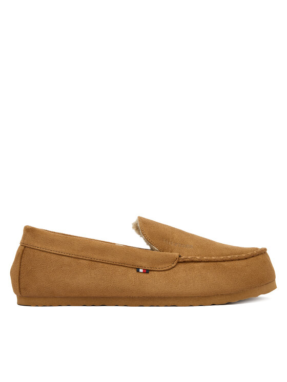 Tommy Hilfiger Papuci de casă Tommy Hilfiger M Driver House FM0FM05617 Maro